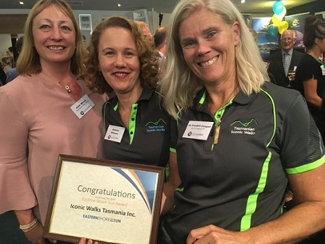 Tasmania Iconic Walks wins Business East Award