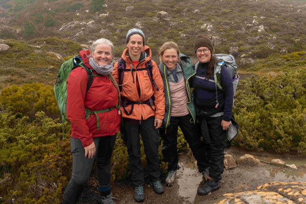 compassion at tarn shelf hiking event with tasmanian iconic walks